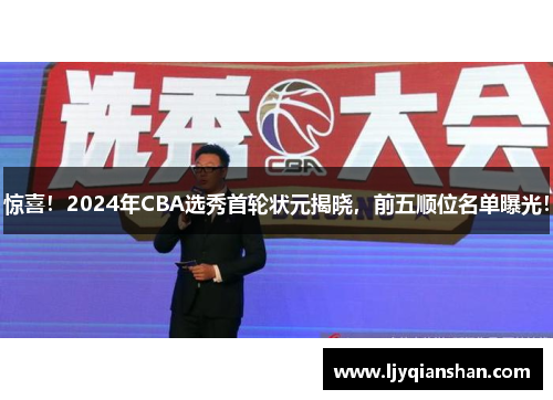 惊喜！2024年CBA选秀首轮状元揭晓，前五顺位名单曝光！